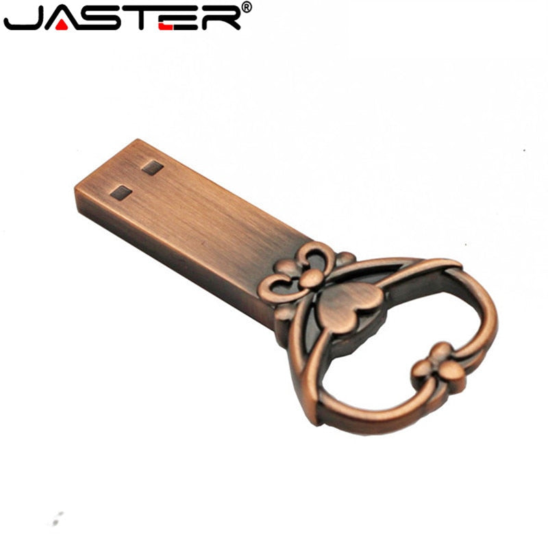 Pen Drive Chave Em Forma De Coração JASTER