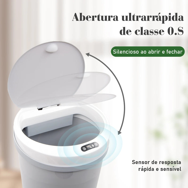 Lata De Lixo Com Sensor De Toque Automático