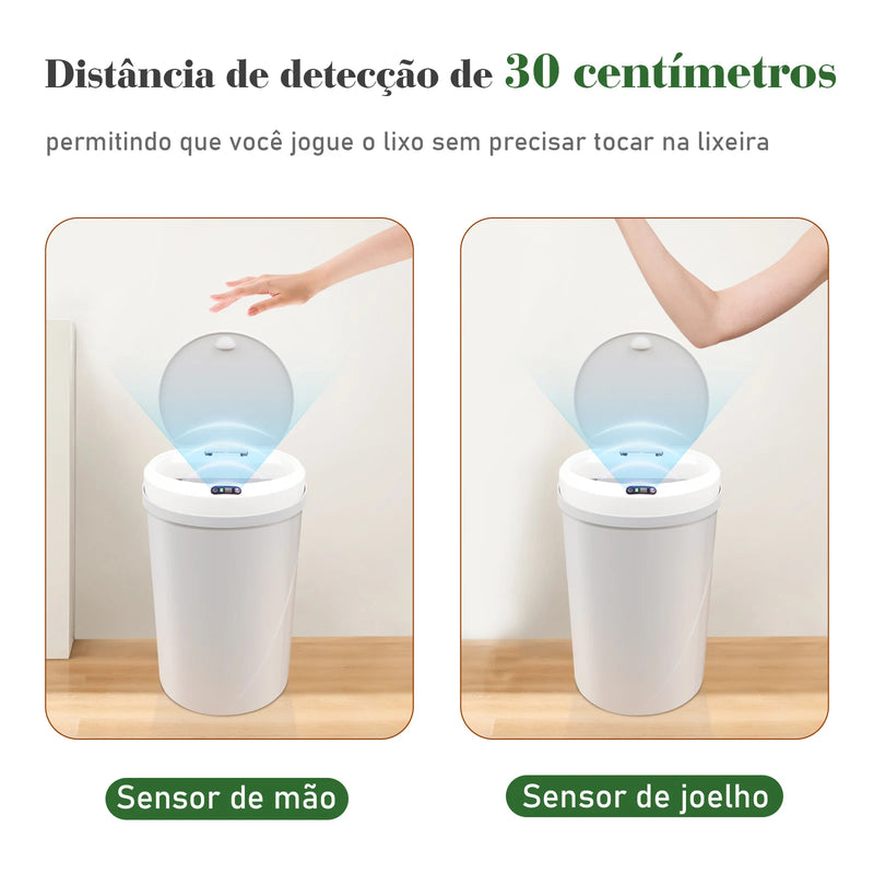 Lata De Lixo Com Sensor De Toque Automático